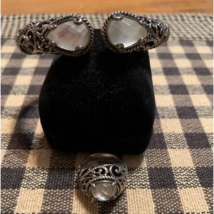 Carolyn Pollack bracelet (small) and ring size 5